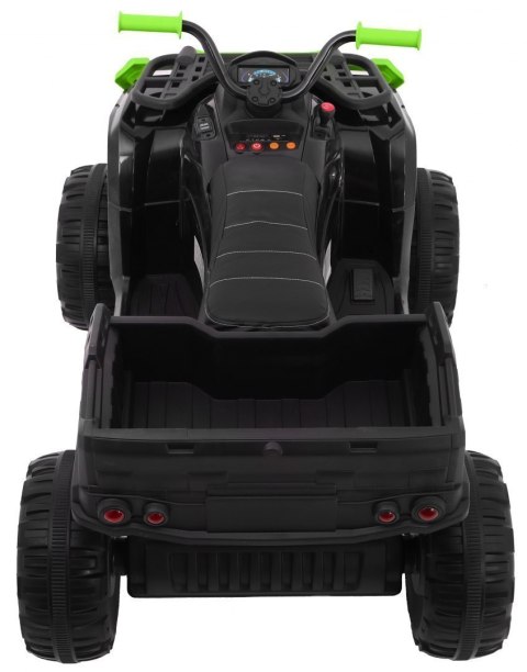 Quad XL ATV 2,4GHz na akumulator dla dzieci Czarno-Zielony + Pilot + Napęd 4x4 + Bagażnik + Wolny Start + EVA + Audio LED Quad XL ATV 2,4GHz na akumulator dla dzieci Czarno-Zielony + Pilot + Napęd 4x4 + Bagażnik + Wolny Start + EVA + Audio LED