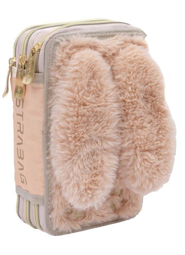 Piórnik JUMBO potrójny z wyposażeniem ASTRABAG FLUFFY BUNNY, AC31 Piórnik JUMBO potrójny z wyposażeniem ASTRABAG FLUFFY BUNNY, AC31