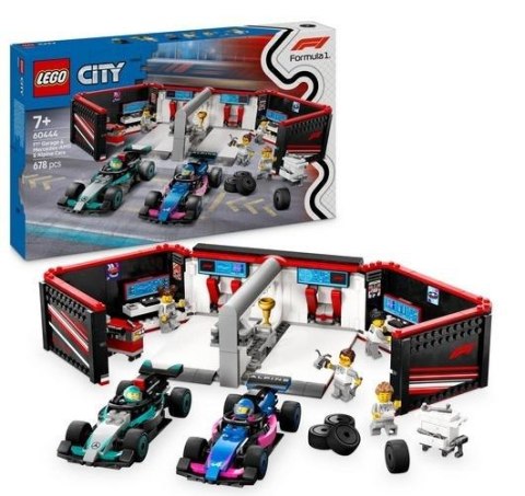 LEGO(R) CITY 60444 (3szt) Garaż i bolidy Mercedes-AM