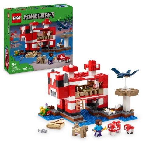 LEGO(R) MINECRAFT 21270 (3szt) Dom grzybowej krowy LEGO(R) MINECRAFT 21270 (3szt) Dom grzybowej krowy