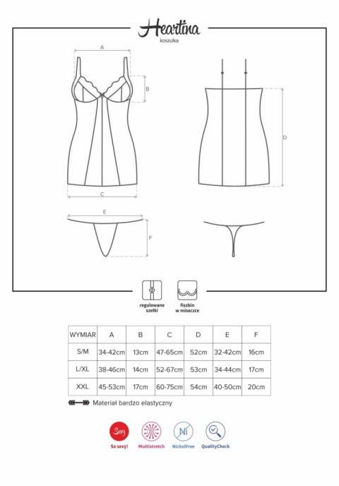 Heartina koszulka czarna L/XL