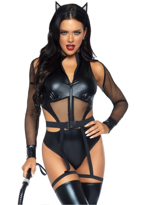 Leg Avenue kostium kociaka Criminal Kitty Bodysuit M Leg Avenue kostium kociaka Criminal Kitty Bodysuit M