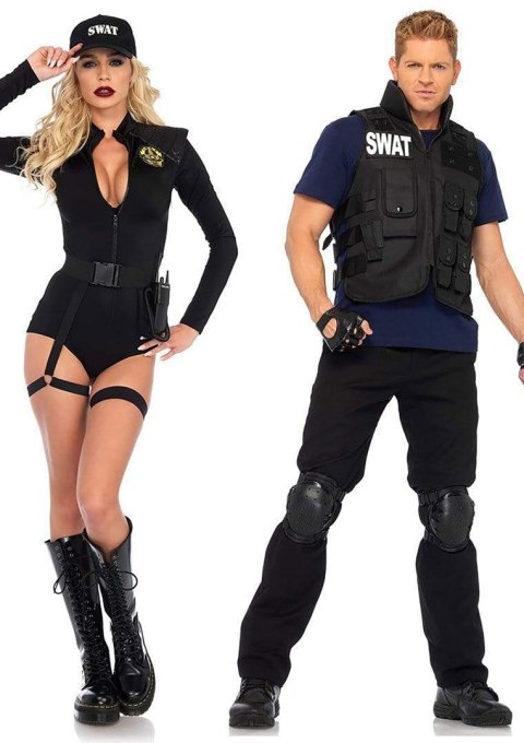 Leg Avenue przebranie policjantki Swat Team Babe Bodysuit L Leg Avenue przebranie policjantki Swat Team Babe Bodysuit L