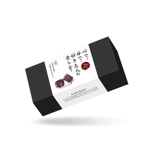 Liebe Seele kajdanki Wine Red Handcuffs