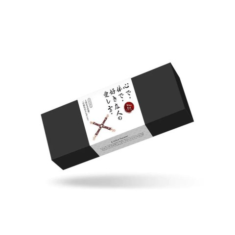 Liebe Seele uprząż bondage Wine Red Hogtie Liebe Seele uprząż bondage Wine Red Hogtie