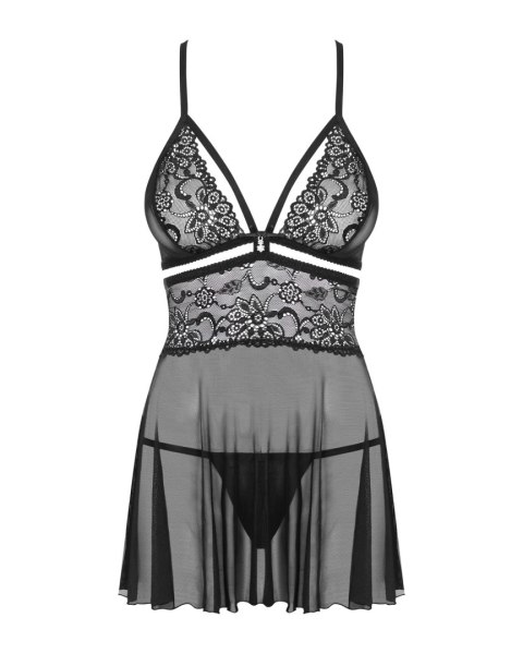 Babydoll Ze Stringami Czarny 2Xl/3Xl Obsessive Babydoll Ze Stringami Czarny 2Xl/3Xl Obsessive