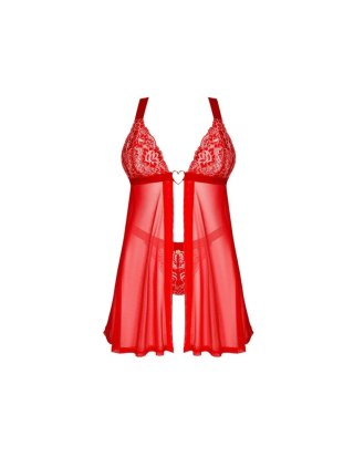 Obsessive komplet bielizny babydoll + stringi Elianes XS/S