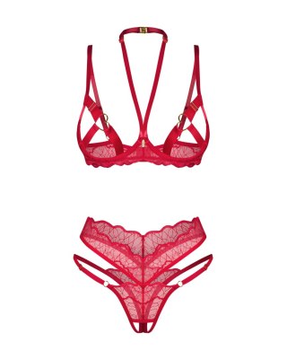 Obsessive koronkowy komplet bielizny Cupide Desir 2XL/3XL