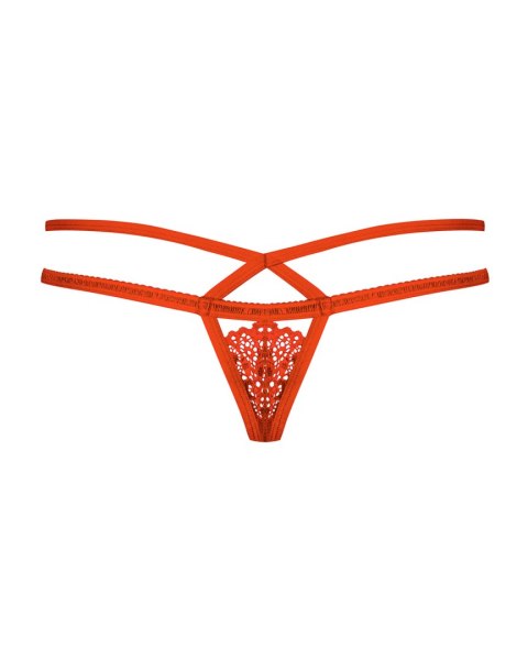 Obsessive 838-THO-3 stringi czerwone S/M Obsessive 838-THO-3 stringi czerwone S/M
