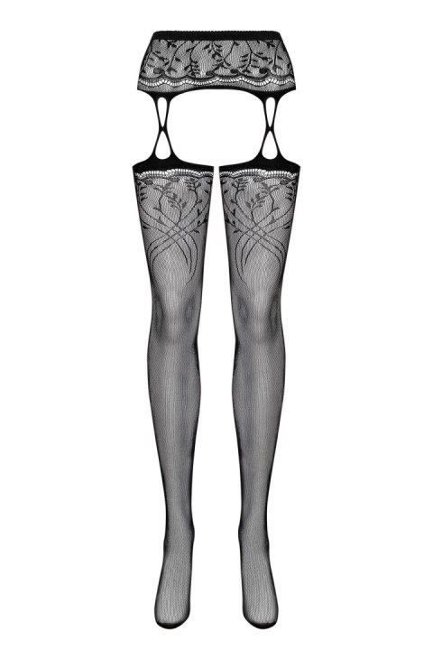 Obsessive S206 garter stockings czarne Obsessive S206 garter stockings czarne