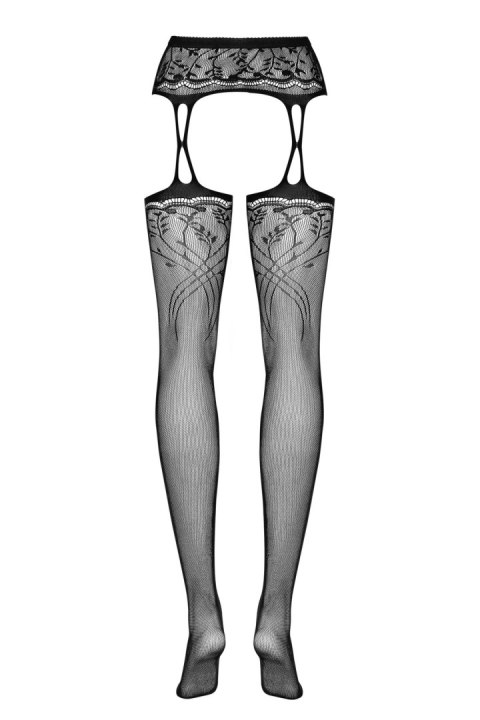 Obsessive S206 garter stockings czarne Obsessive S206 garter stockings czarne