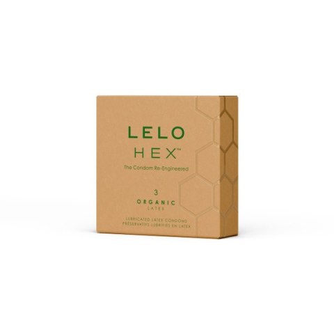 Prezerwatywy organiczne LELO HEX Organic Condoms 3 pack Prezerwatywy organiczne LELO HEX Organic Condoms 3 pack