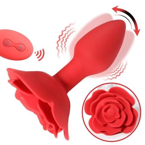 Rose rotating anal plug Rose rotating anal plug