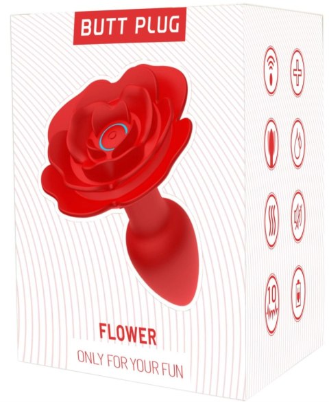 Rose rotating anal plug Rose rotating anal plug