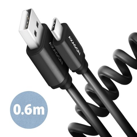 AXAGON Data and charging USB 2.0 cable, 0.6 m | BUCM-AM10TB | USB-A to USB-C AXAGON Data and charging USB 2.0 cable, 0.6 m | BUCM-AM10TB | USB-A to USB-C