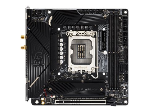ASRock B760I LIGHTNING WIFI | Processor family Intel | Processor socket LGA1700 | DDR5 | Supported hard disk drive interfaces SA ASRock B760I LIGHTNING WIFI | Processor family Intel | Processor socket LGA1700 | DDR5 | Supported hard disk drive interfaces SA