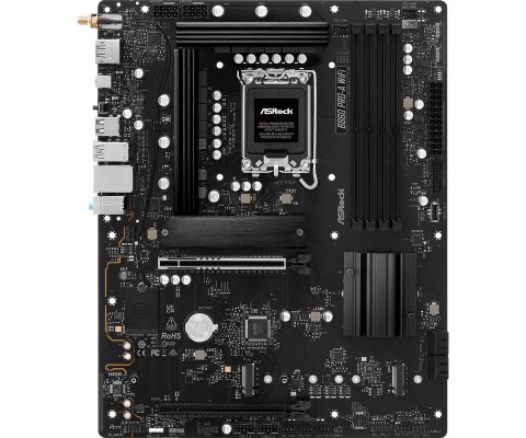 ASRock B860 PRO-A WIFI | Processor family Intel | Processor socket LGA1851 | DDR5 | Supported hard disk drive interfaces SATA, M ASRock B860 PRO-A WIFI | Processor family Intel | Processor socket LGA1851 | DDR5 | Supported hard disk drive interfaces SATA, M