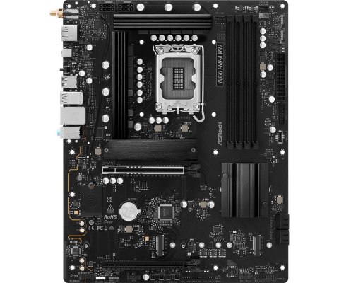 ASRock B860 PRO-A WIFI | Processor family Intel | Processor socket LGA1851 | DDR5 | Supported hard disk drive interfaces SATA, M ASRock B860 PRO-A WIFI | Processor family Intel | Processor socket LGA1851 | DDR5 | Supported hard disk drive interfaces SATA, M