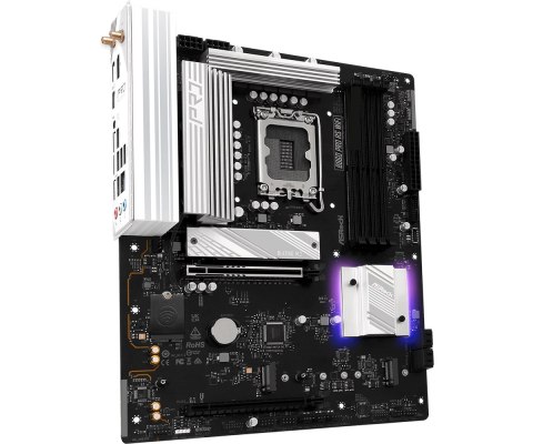ASRock B860 PRO RS WIFI | Processor family Intel | Processor socket LGA1851 | DDR5 | Supported hard disk drive interfaces SATA, ASRock B860 PRO RS WIFI | Processor family Intel | Processor socket LGA1851 | DDR5 | Supported hard disk drive interfaces SATA,