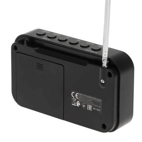 Adler | PLL AM/FM Digital Radio | AD 1906 | Alarm function | White/Black Adler | PLL AM/FM Digital Radio | AD 1906 | Alarm function | White/Black