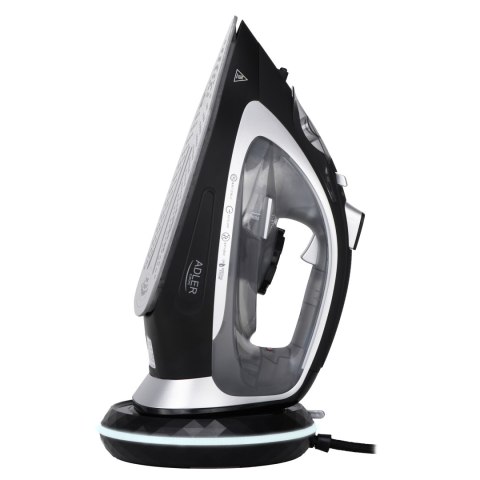 Adler Steam Iron | AD 5043 | Steam Iron | 2800 W | Water tank capacity 300 ml | Continuous steam 30 g/min | Steam boost performa Adler Steam Iron | AD 5043 | Steam Iron | 2800 W | Water tank capacity 300 ml | Continuous steam 30 g/min | Steam boost performa