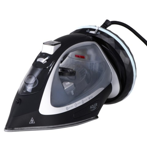 Adler Steam Iron | AD 5043 | Steam Iron | 2800 W | Water tank capacity 300 ml | Continuous steam 30 g/min | Steam boost performa Adler Steam Iron | AD 5043 | Steam Iron | 2800 W | Water tank capacity 300 ml | Continuous steam 30 g/min | Steam boost performa