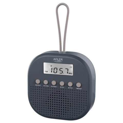 Adler | Waterproof universal radio | AD 1912 | Alarm function | Black Adler | Waterproof universal radio | AD 1912 | Alarm function | Black