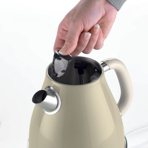 Ariete | Vintage Kettle | 2877/03 | Standard | 2000 W | 1.7 L | 360° rotational base | Cream Ariete | Vintage Kettle | 2877/03 | Standard | 2000 W | 1.7 L | 360° rotational base | Cream