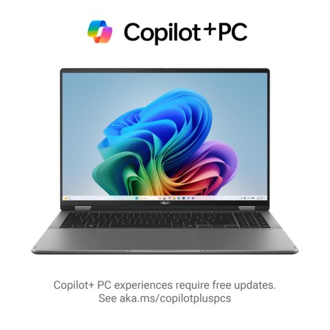 Asus Vivobook 16 Flip TP3607SA-RJ033W | Matte Gray | 16 " | OLED | Touchscreen | 3K | 2880 x 1800 pixels | Glossy | Intel Core U