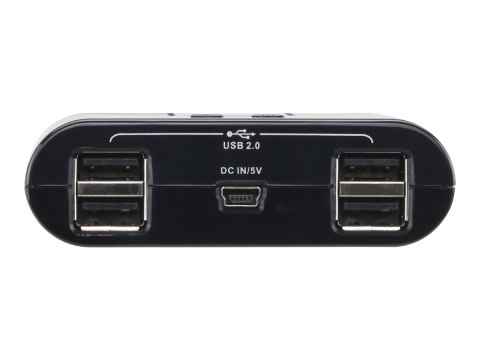 Aten 4-Port USB 2.0 Peripheral Sharing Device | Aten | 4 x 4 USB 2.0 Peripheral Sharing Switch Aten 4-Port USB 2.0 Peripheral Sharing Device | Aten | 4 x 4 USB 2.0 Peripheral Sharing Switch
