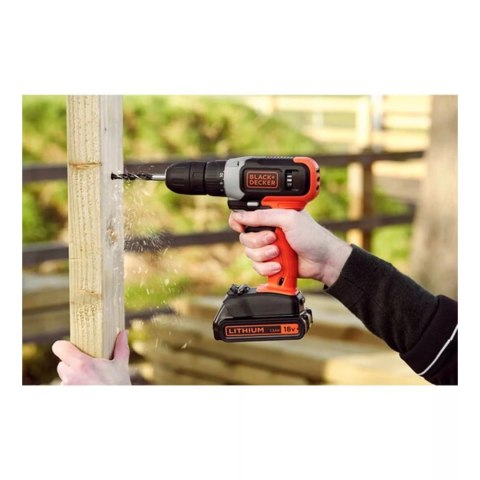 BLACK & DECKER | Cordless Drill Driver | BCD001C2-QW | 18 V | 2x1.5 Ah | Lithium BLACK & DECKER | Cordless Drill Driver | BCD001C2-QW | 18 V | 2x1.5 Ah | Lithium