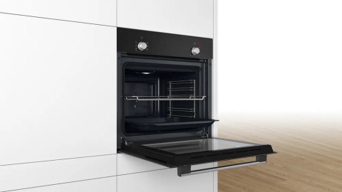 Bosch Oven | HBF010BA0 | 66 L | Electric | Manual | Knobs | Height 59.5 cm | Width 59.4 cm | Black Bosch Oven | HBF010BA0 | 66 L | Electric | Manual | Knobs | Height 59.5 cm | Width 59.4 cm | Black