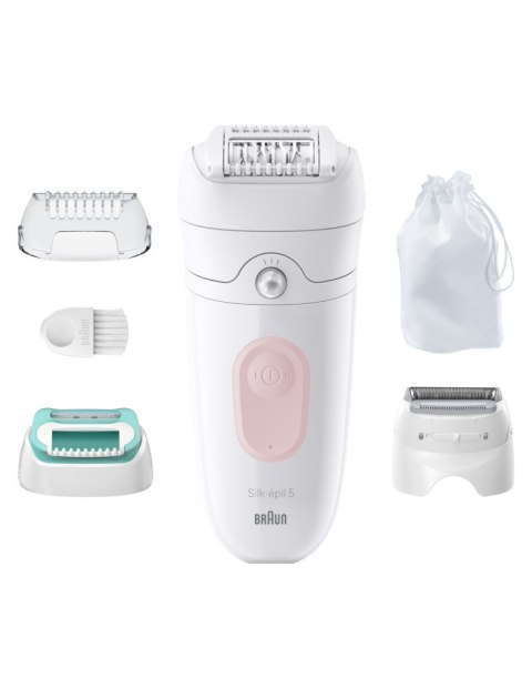 Braun | Epilator | SE5-050 Silk-épil 5 | Operating time (max) 40 min | Number of power levels 1 | Wet & Dry | White Braun | Epilator | SE5-050 Silk-épil 5 | Operating time (max) 40 min | Number of power levels 1 | Wet & Dry | White