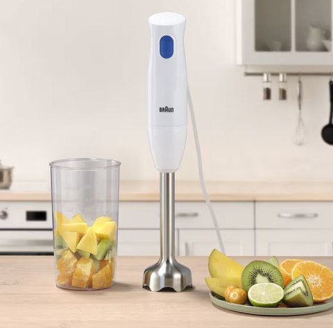 Braun MultiQuick 1 Hand Blender | MQ10.001M | Hand Blender | 450 W | Number of speeds 1 | White/Blue Braun MultiQuick 1 Hand Blender | MQ10.001M | Hand Blender | 450 W | Number of speeds 1 | White/Blue