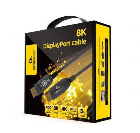 Cablexpert CC-DP8K-AOC-5M Active Optical (AOC) 8K DisplayPort cable "AOC Premium Series", 5 m | Cablexpert Cablexpert CC-DP8K-AOC-5M Active Optical (AOC) 8K DisplayPort cable "AOC Premium Series", 5 m | Cablexpert