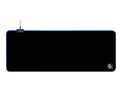 Cablexpert Gaming mouse pad with LED light effect, Large-size | MP-GAMELED-L | Mouse pad | 300 x 800 x 4 mm | Black Cablexpert Gaming mouse pad with LED light effect, Large-size | MP-GAMELED-L | Mouse pad | 300 x 800 x 4 mm | Black