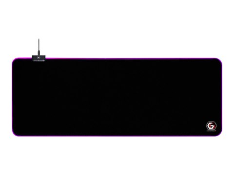 Cablexpert Gaming mouse pad with LED light effect, Large-size | MP-GAMELED-L | Mouse pad | 300 x 800 x 4 mm | Black Cablexpert Gaming mouse pad with LED light effect, Large-size | MP-GAMELED-L | Mouse pad | 300 x 800 x 4 mm | Black