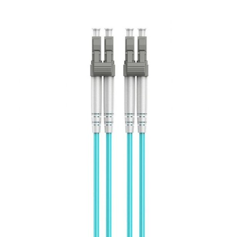 Cablexpert Multimode Duplex OM4 50/125 Fiber Optic Cable | CFO-MDOM4-LC/LC-1M | Blue | 1 m Cablexpert Multimode Duplex OM4 50/125 Fiber Optic Cable | CFO-MDOM4-LC/LC-1M | Blue | 1 m