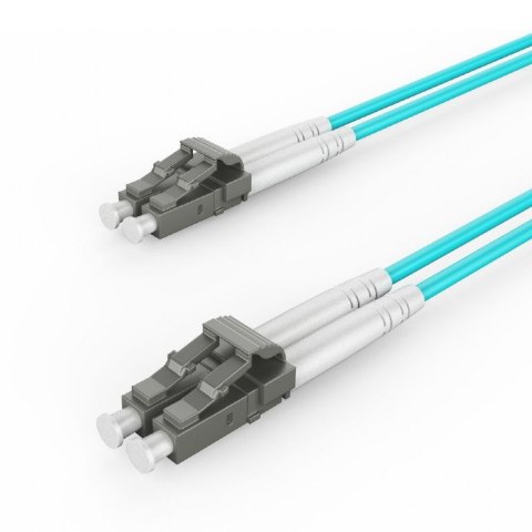 Cablexpert Multimode Duplex OM4 50/125 Fiber Optic Cable | CFO-MDOM4-LC/LC-1M | Blue | 1 m Cablexpert Multimode Duplex OM4 50/125 Fiber Optic Cable | CFO-MDOM4-LC/LC-1M | Blue | 1 m