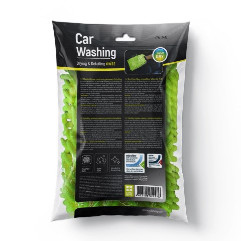 ColorWay | CW-2417 | Microfiber car wash and polish glove, double-sided ColorWay | CW-2417 | Microfiber car wash and polish glove, double-sided