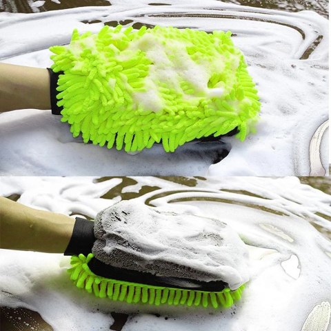ColorWay | CW-2417 | Microfiber car wash and polish glove, double-sided ColorWay | CW-2417 | Microfiber car wash and polish glove, double-sided