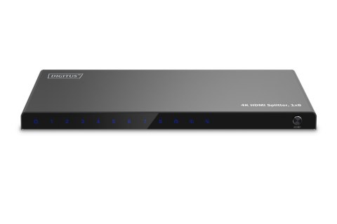 Digitus 4K HDMI Splitter, 1x8 | DS-55338 | Black Digitus 4K HDMI Splitter, 1x8 | DS-55338 | Black