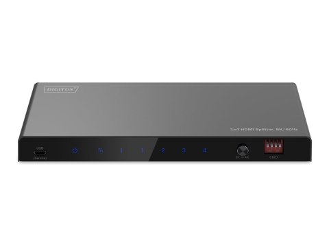 Digitus 8K HDMI Splitter, 1x4 | DS-55340 | Black Digitus 8K HDMI Splitter, 1x4 | DS-55340 | Black