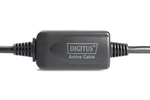 Digitus | Active USB 2.0 Repeater/Extension Cable | DA-73100-1 | USB 2.0 USB A (Male) | USB A (Female) Digitus | Active USB 2.0 Repeater/Extension Cable | DA-73100-1 | USB 2.0 USB A (Male) | USB A (Female)