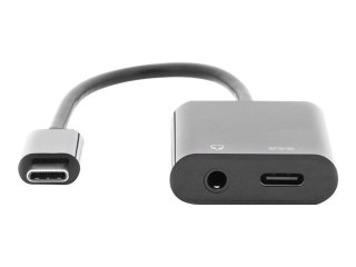 Digitus | USB Type-C adapter/Converter, Type-C to USB Type-C with 3.5mm stereo | AK-300400-002-S