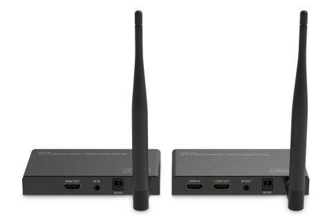 Digitus Wireless HDMI Extender/Splitter Set (100m, 1x4) | DS-55346 | Black Digitus Wireless HDMI Extender/Splitter Set (100m, 1x4) | DS-55346 | Black