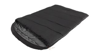 Easy Camp Raven Square Double 5°C, 220 x 150 cm, Two-way open-end, L-shaped, autolock, Teal, Black | Easy Camp