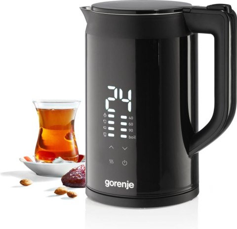 Gorenje Kettle | K17DWDII | Electric | 2200 W | 1.7 L | Stainless Steel | 360° rotational base | Black Gorenje Kettle | K17DWDII | Electric | 2200 W | 1.7 L | Stainless Steel | 360° rotational base | Black