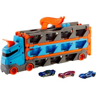 Hot Wheels Wyścigowy transporter 2w1 (GVG37) | Hot Wheels