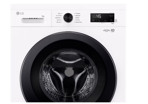 LG Washing Machine | F4X1008NWK | Energy efficiency class A | Front loading | Washing capacity 8 kg | 1350 RPM | Depth 56 cm | W LG Washing Machine | F4X1008NWK | Energy efficiency class A | Front loading | Washing capacity 8 kg | 1350 RPM | Depth 56 cm | W